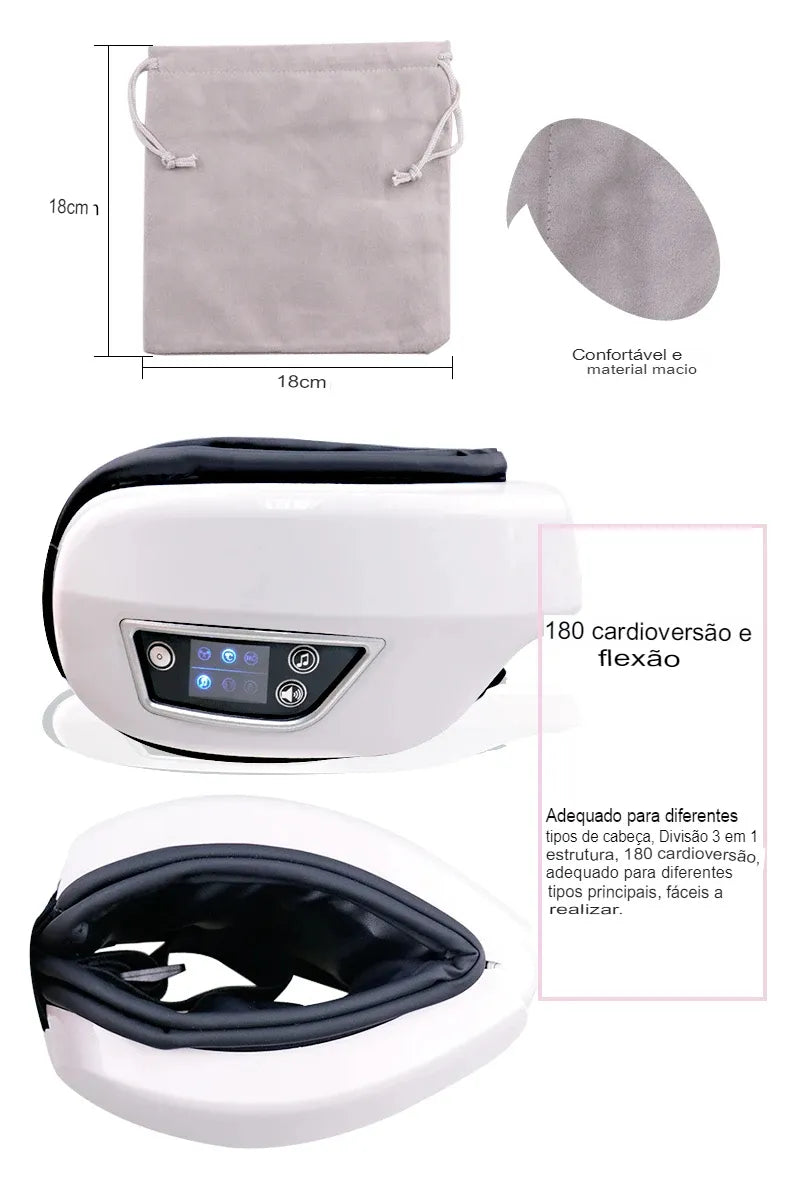 Massageador Muscular Bluetooth - Relaxamento