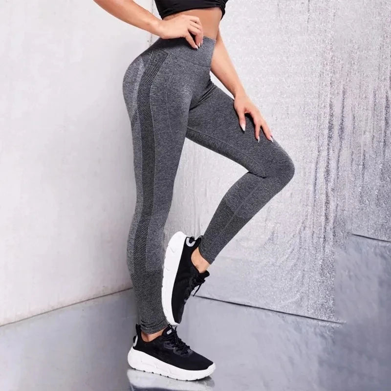 Calça Leggings S/Costura Cintura Alta