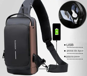 Bolsa Antifurto Transversal c/Porta Usb