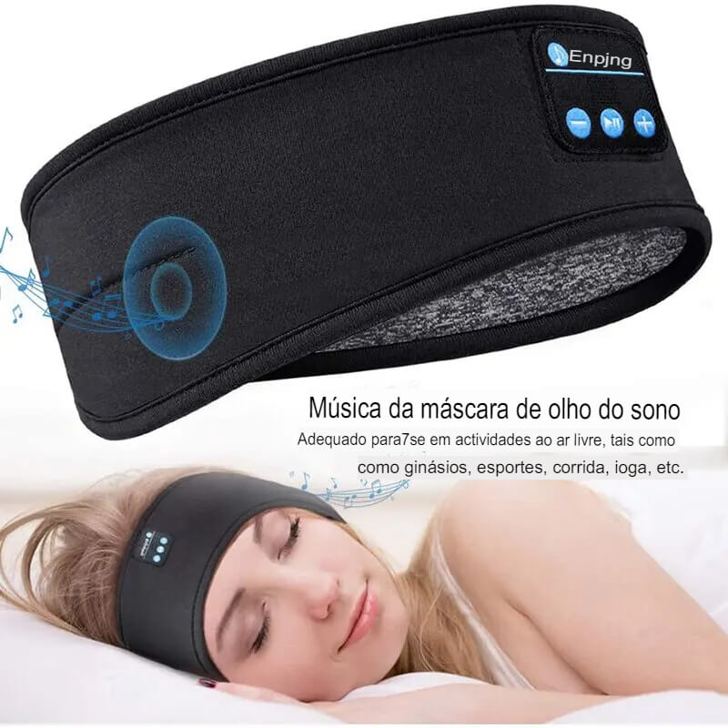 Fone Multiuso Bluetooth | Máscara De Dormir