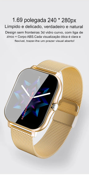 Smartwatch Fashion - 2 Pulseiras